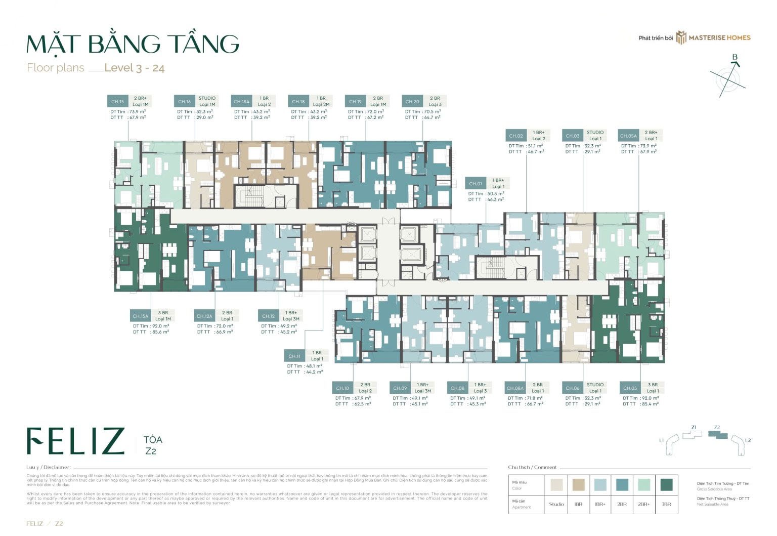 Feliz (Z2) Chung Cư Lumiere Spring Bay
