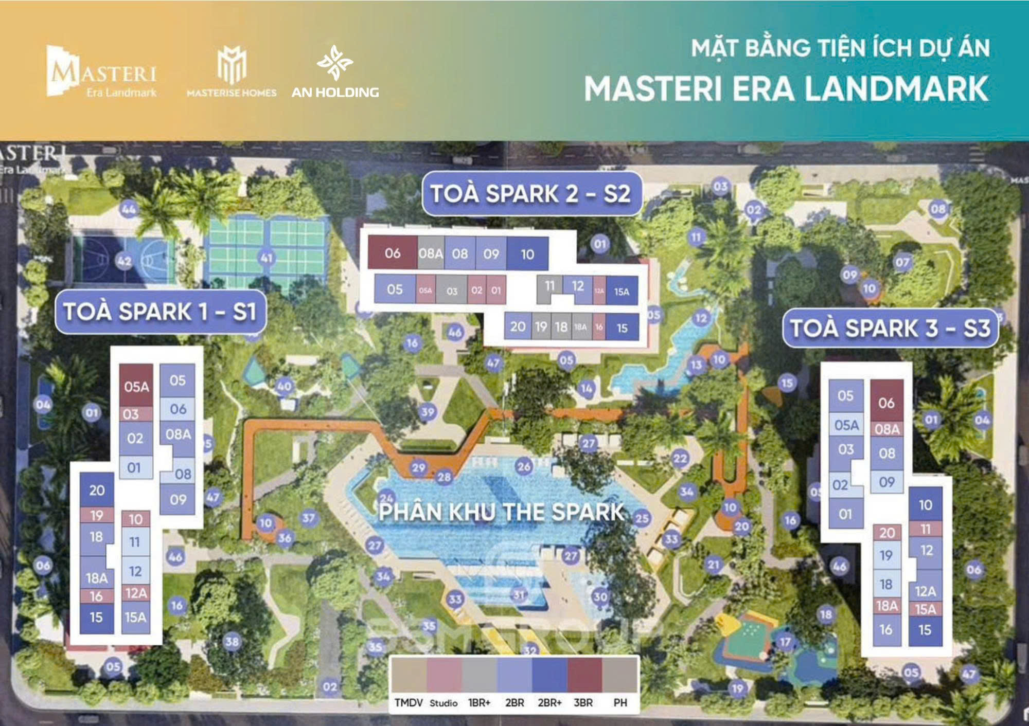 layout chung cu masteri era landmark